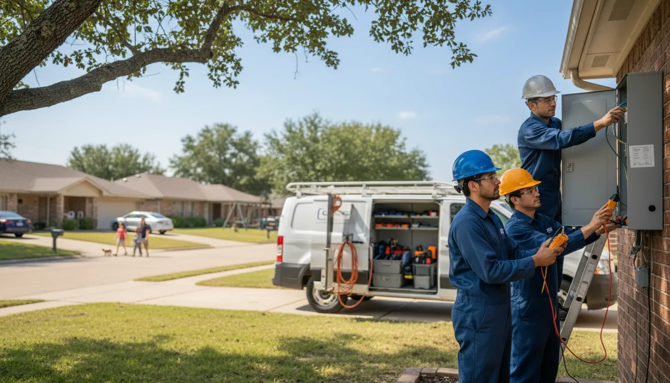 Certified electrician providing emergency electrical services in Gilbert, AZ